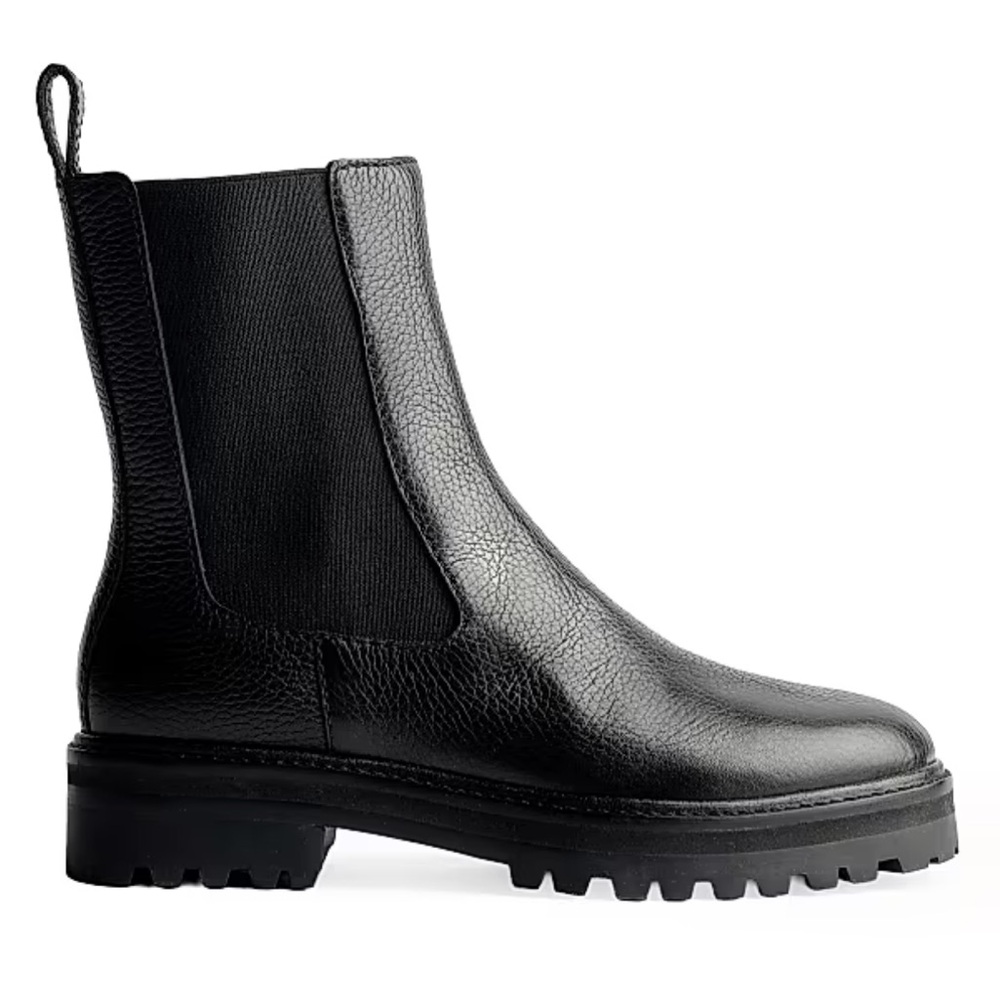 New Reformation Katerina 30mm Leather Chelsea Boots